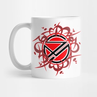 Sinister Motives tribal red logo Mug